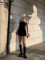 Velvet Obsession Mini Elbise