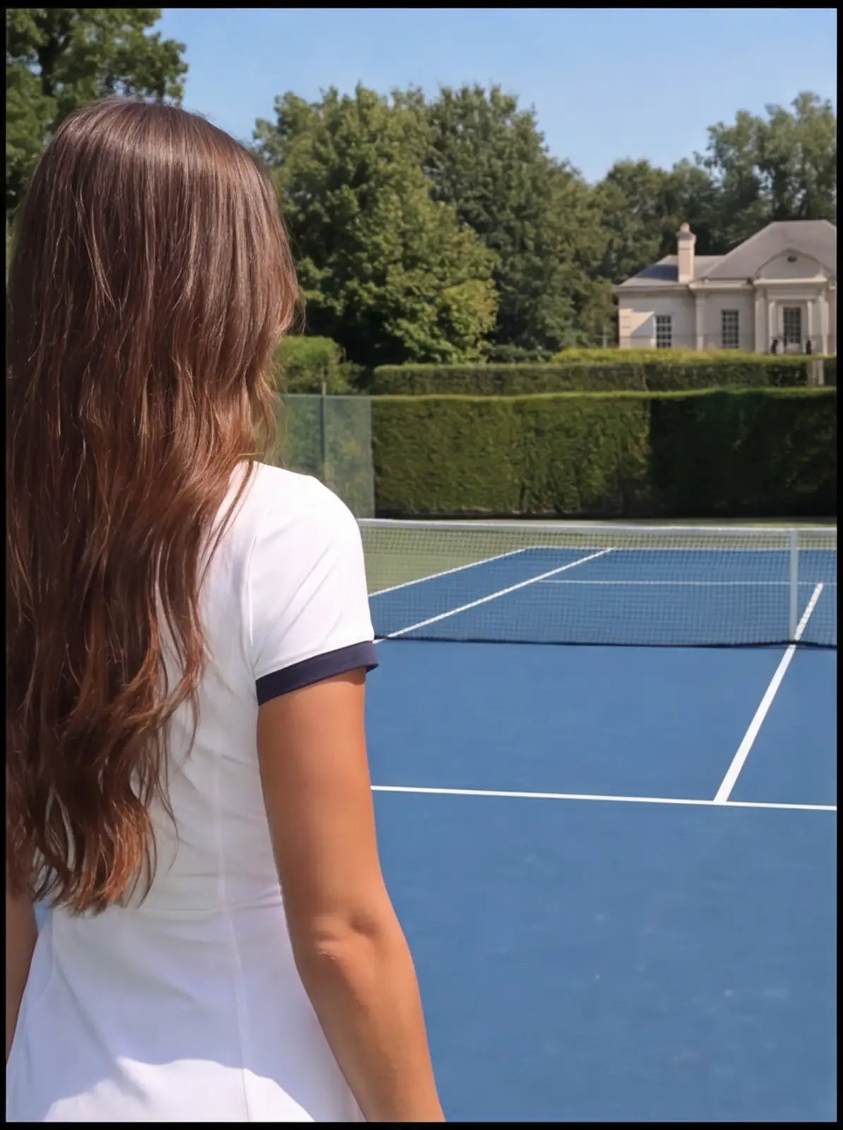 Monaco Court Beyaz Fermuarlı Elbise