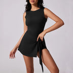 Kadın İnce Askılı Yırtmaçlı Bodycon Midi Elbise – Göğüs Dekolteli, Gece ve Parti Şıklığı İçin