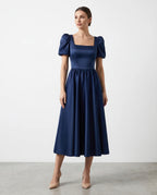 Sylova Midnight Grace Saten Midi Abiye