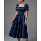 Sylova Midnight Grace Saten Midi Elbise