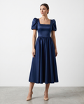 Sylova Midnight Grace Saten Midi Elbise