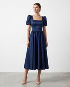 Sylova Midnight Grace Saten Midi Elbise