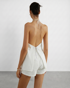 Riviera Keten Halterneck İkili Takım